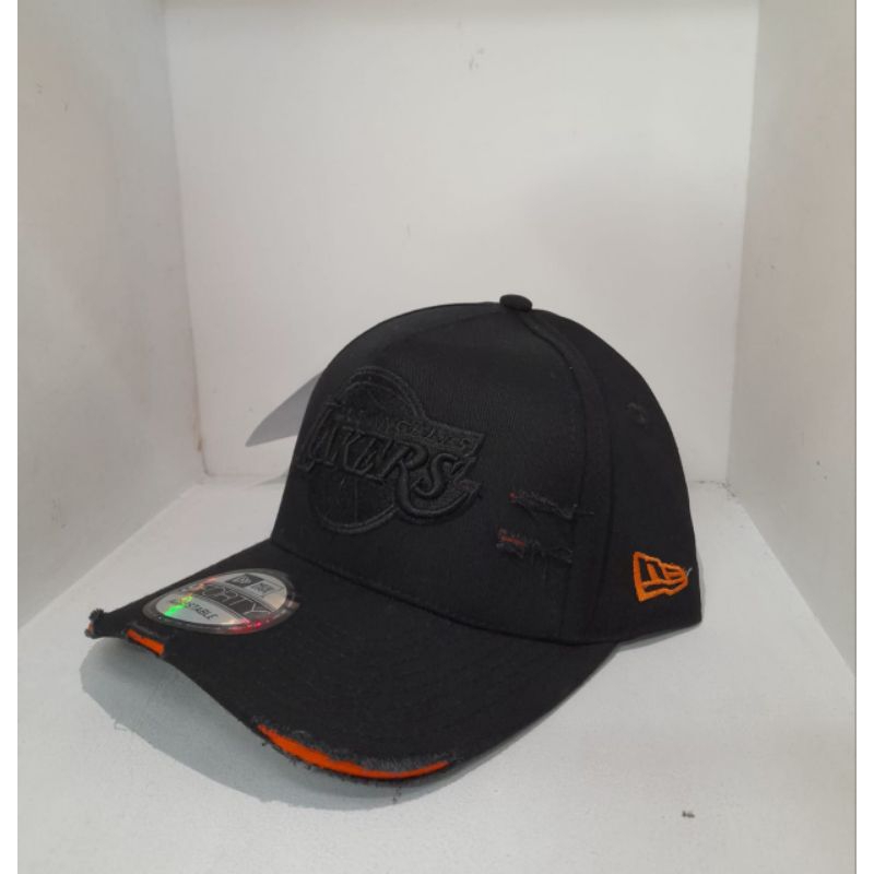 Topi Baseball Logo LAKERS Model Sobek Topi Import