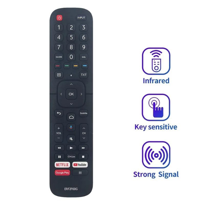 Remote tv HISENSE SMART TV ANDROID  ERF2F60G