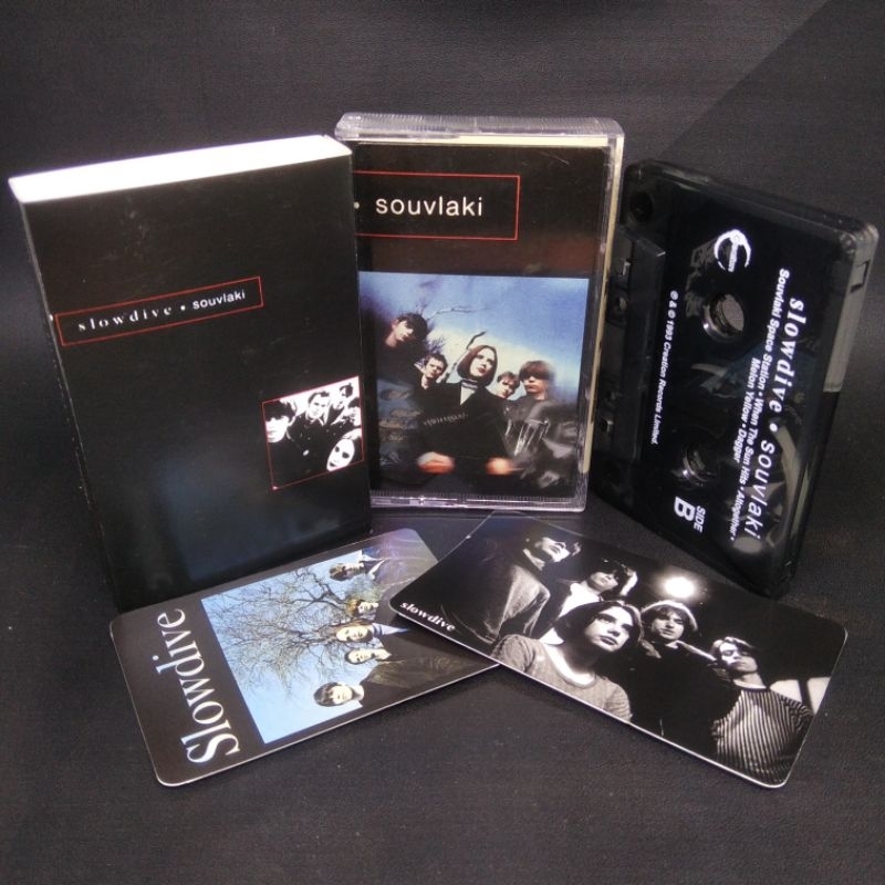 Kaset Pita Slowdive Souvlaki Bootleg Tape Slongsong+Sticker