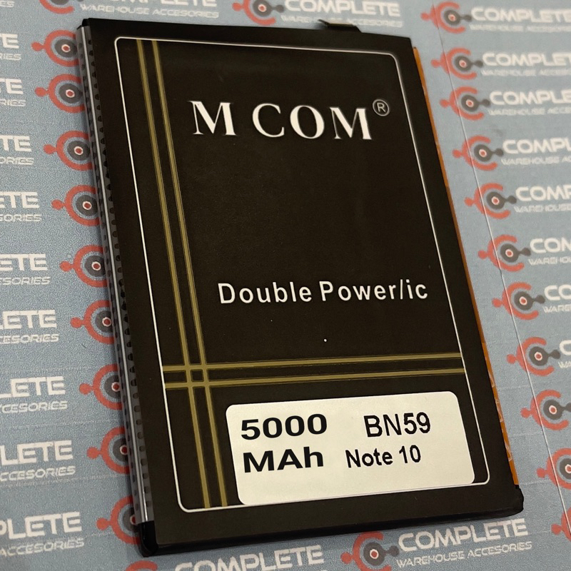 BATERAI REDMI BN59 BN 59 BN-59 BATERAI REDMI NOTE 10 MCOM DOUBLE POWER 5000MAh