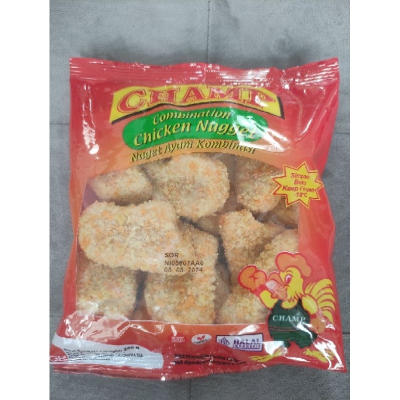 

Naget Ayam Kombinasi Champ 250g