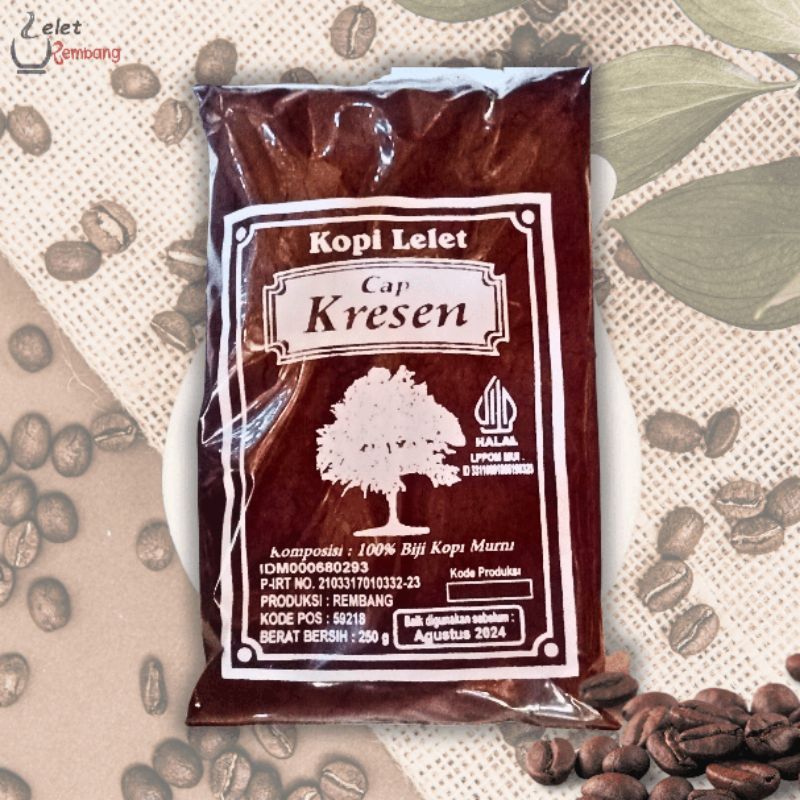 

KOPI LELET KRESEN 250 gr / Kopi kresen / Kopi lelet Lasem Rembang Robusta Coffee