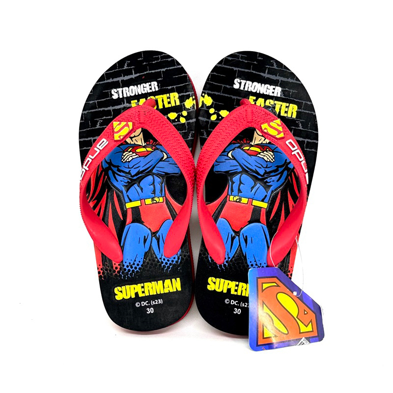 ANDO KIDS BATMAN / SUPERMAN SANDAL ANAK JEPIT - SENDAL ANAK COWOK SPM - SANDAL JEPIT ANAK KECIL LAKI