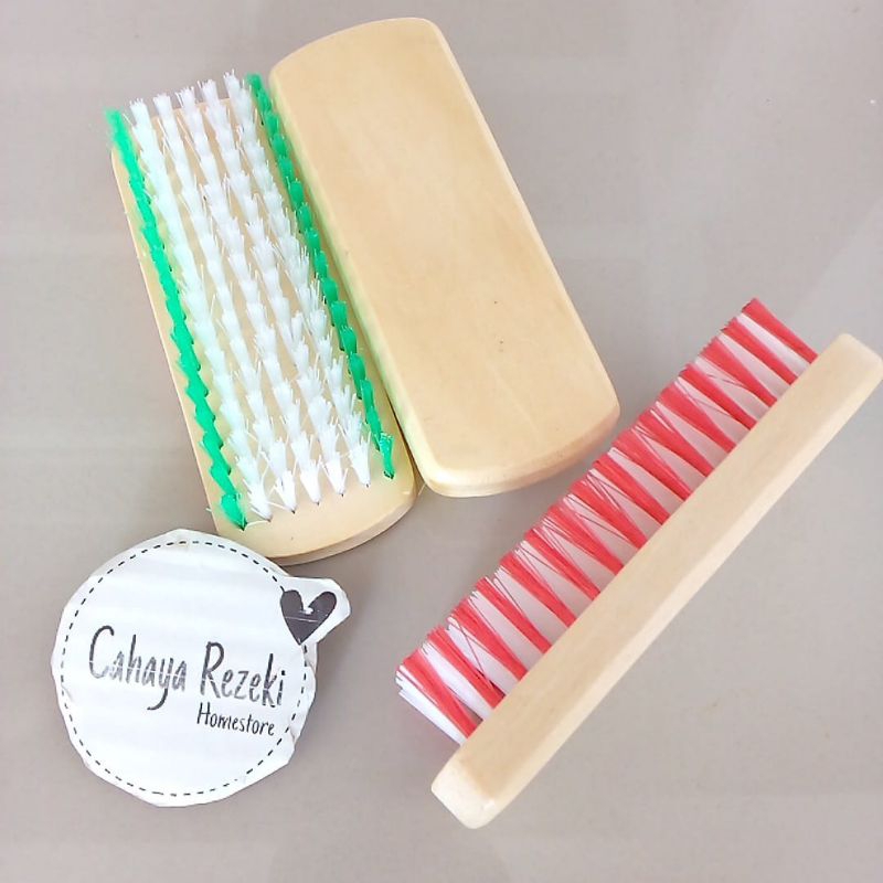 [ Kayu Besar ]Sikat Baju Kayu Halus Tebal Kuat / Sikat Cuci Baju / Sikat Pembersih