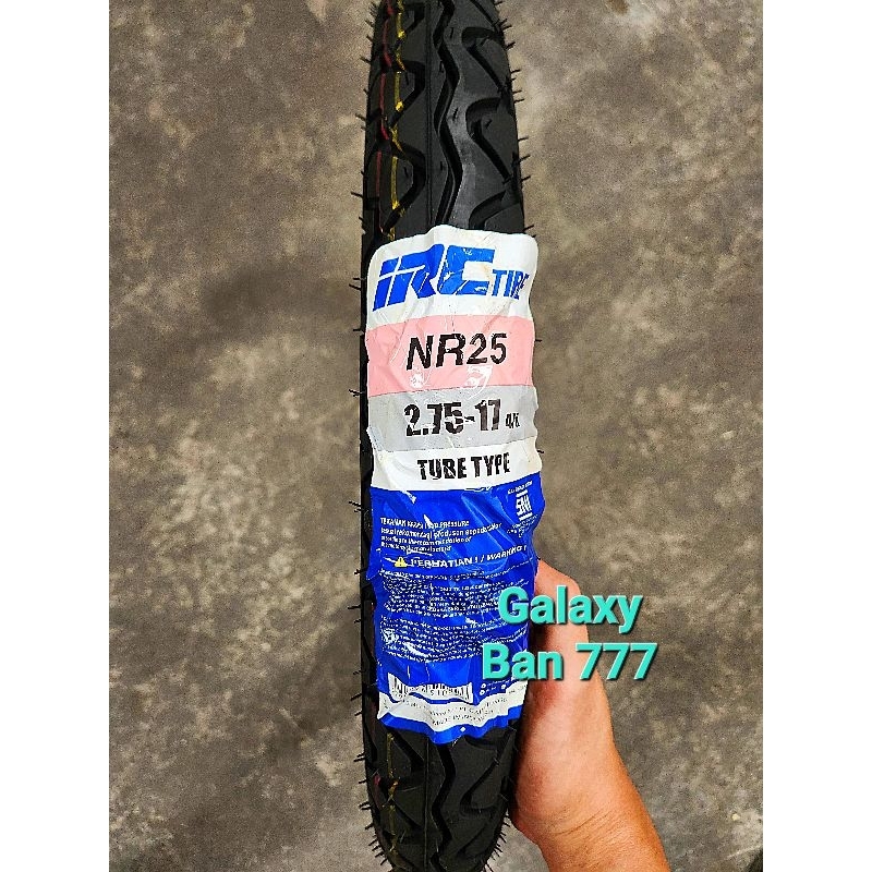 Ban Motor IRC NR 25 ( NR25 ) 275-17 ( Tubetype ) Ban Luar 2.75 17
