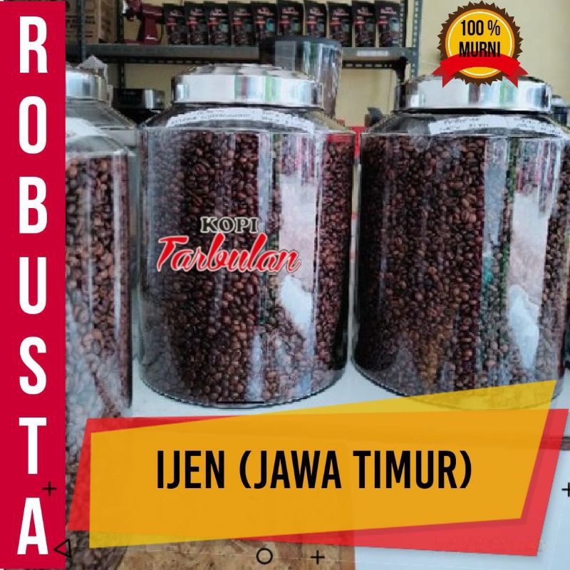 

Kopi Robusta Jawa Timur ( Ijen) Netto 500 gram