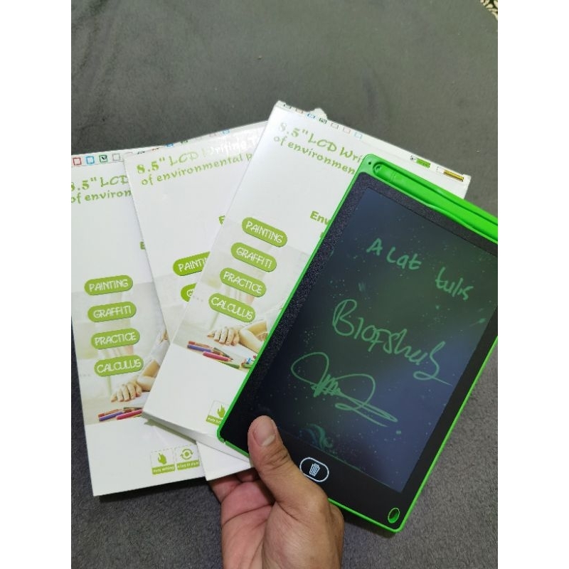 TABLET GAMBAR MENGGAMBAR MENULIS LCD DRAWING WRITING TABLET 8.5" PAPAN TULIS MENGGAMBAR ANAK