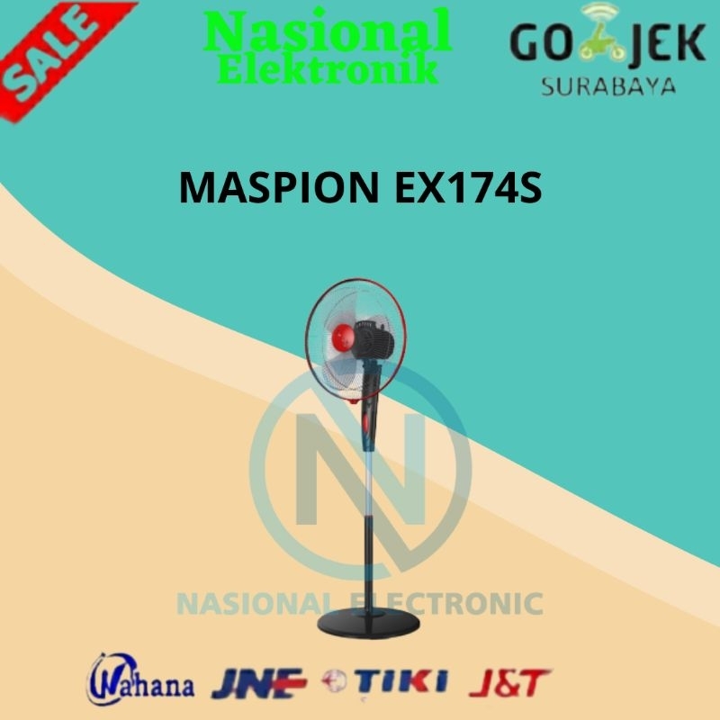 KIPAS ANGIN MASPION EX174S/STAND FAN MASPION EX174S/MASPION EX174S/STAND FAN MASPION/KIPAS ANGIN BER
