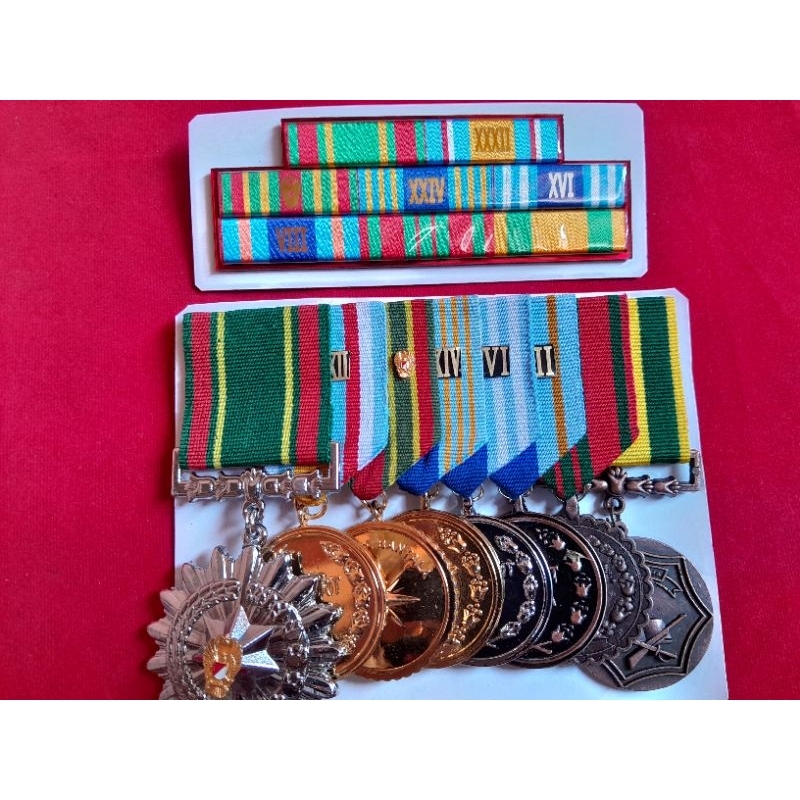 CUSTOM SATYA LENCANA CUSTOM 1-6 SET PDH DAN PDU TNI/POLRI/PNS/PRAMUKA/MENWA DLL (BISA CUSTOM)