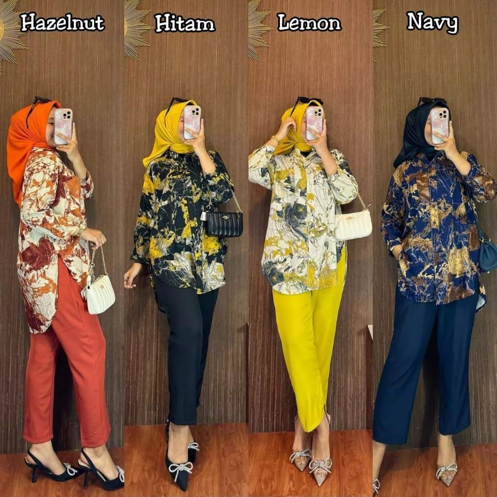 SETELAN WANITA ONE SET CRINGKEL JUMBO XXL SETELAN TANGAN PANJANG ONE SET KEKINIA