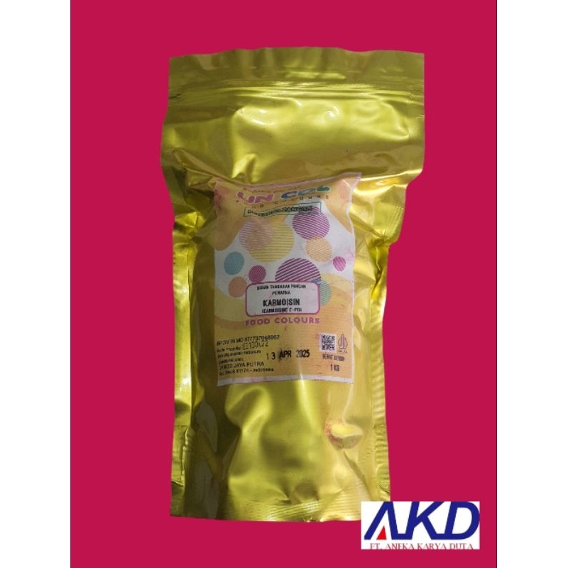 

Pewarna Makanan Bubuk(Powder)/ Gincu Karmoisin / Carmoisine E-PD 1 Kg - UNICOL
