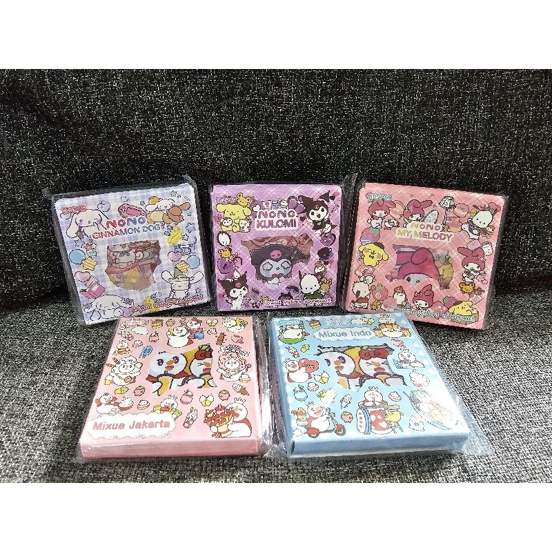 

sticker mini box karakter sanrio isi 100 lembar