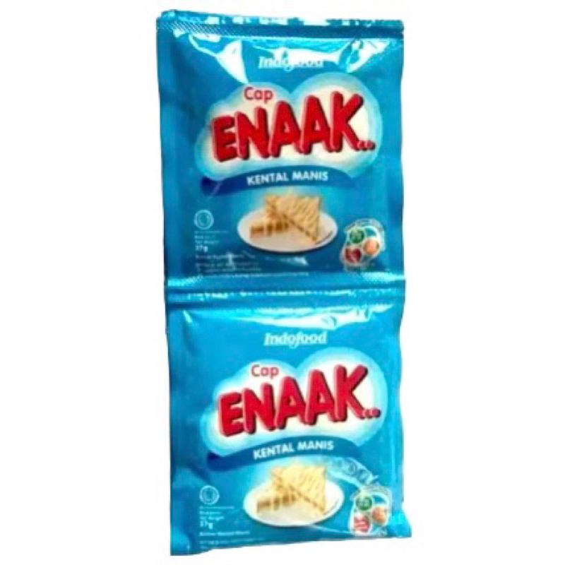 

Cap Enaak Susu Kental Manis Putih 37 g isi 6 Sachet