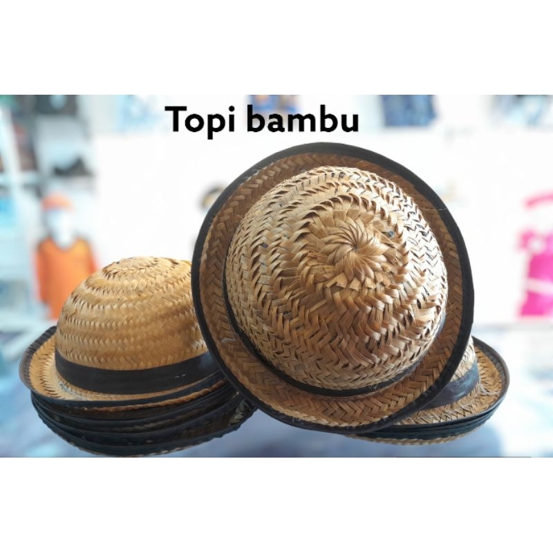 topi bambu