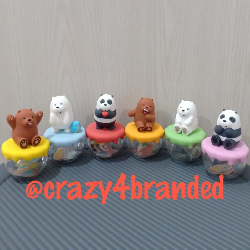 Miniso × We Bare Bears Storage Jar Blind Box