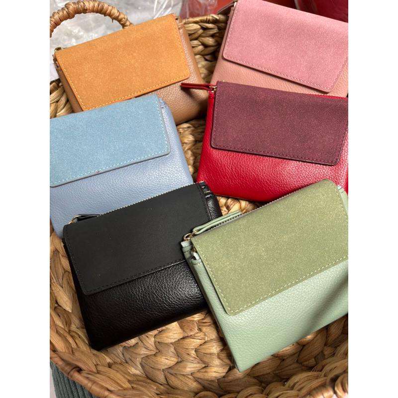 Dompet magnet suede lentur/dompet boershi/dompet wanita