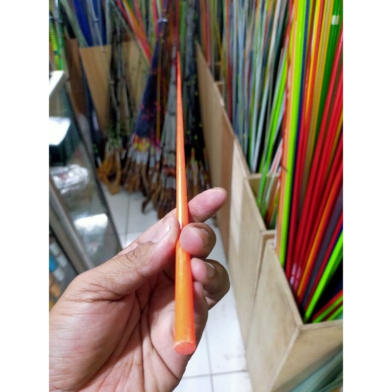setik fiber bahan layangan KAKU bahan joran 120cm - 150 cm