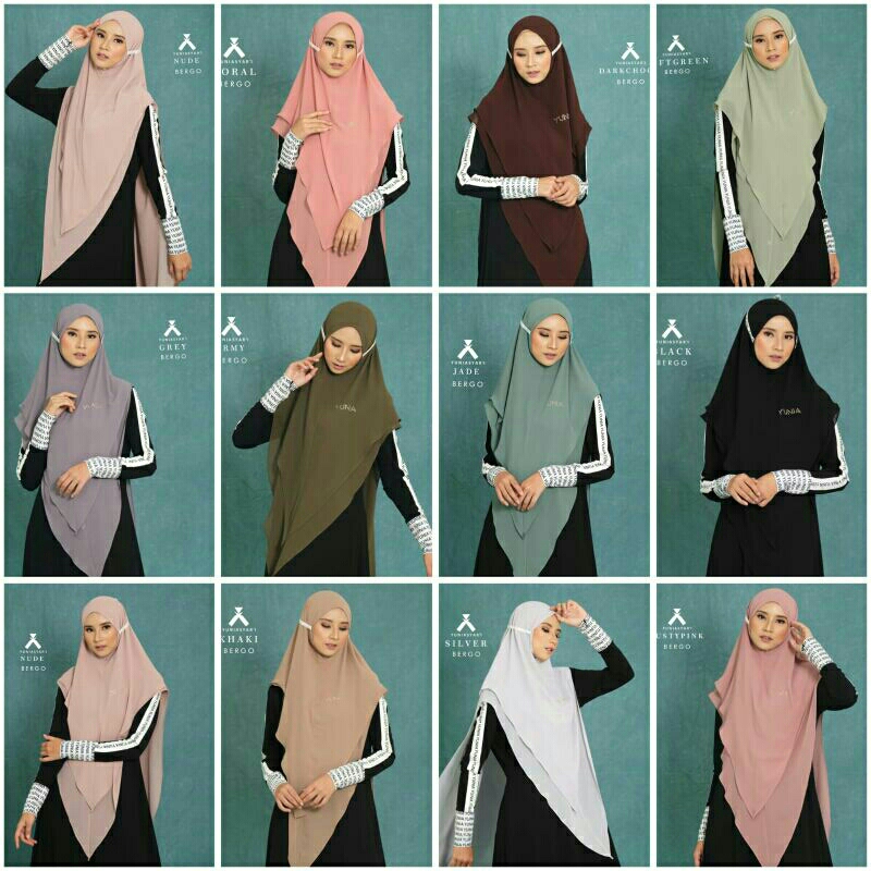 [YUNIA SYARI HIJAB SYARI] GAMIS SYARI TERBARU / DRESS SET PRINTING " BERGO ARSYARA SWARO " BY YUNIA 