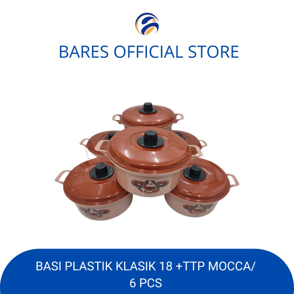 Basi Panci Classic Plastik Isi 6 Tahan Panas BPA FREE