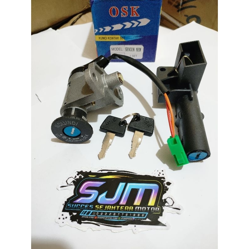 KUNCI KONTAK SET SHOGUN NEW/SATRIA 2TAK HIU/SHOGUN R110/SHOGUN KEBO/SHOGUN SP PLUS KUNCI JOK TINGGAL