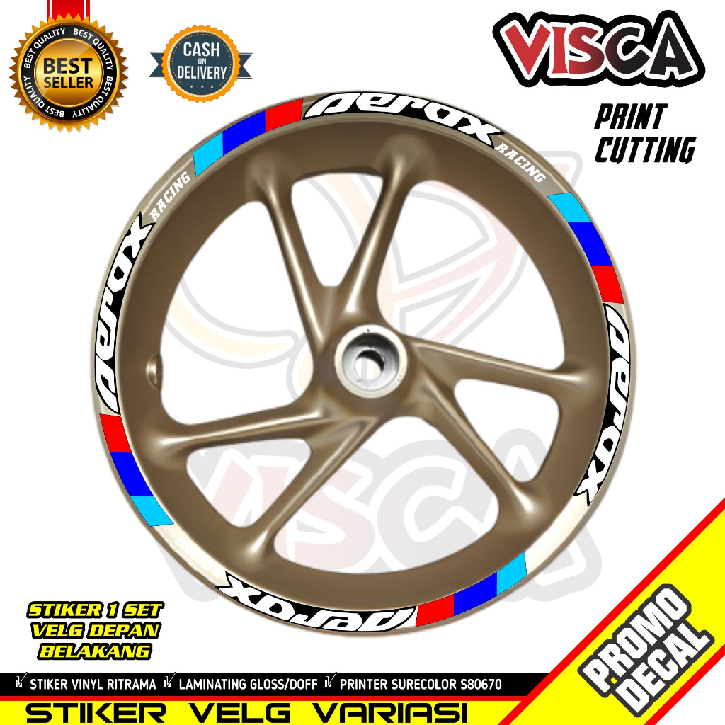 Stiker Velg List Velg Motor Stiker Velg Ring 14 Raccing