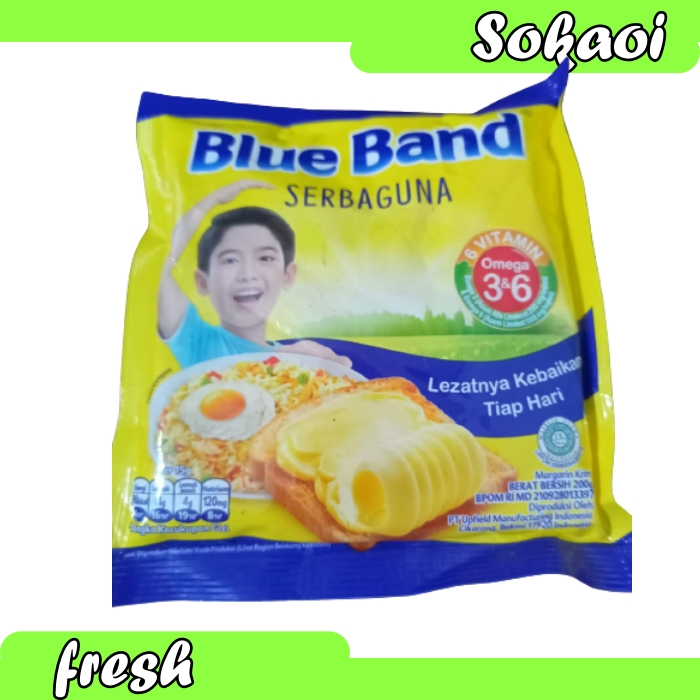 

BLUEBAND MARGARIN SERBAGUNA 200GR