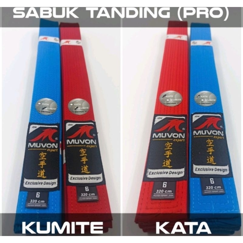 Sabuk tanding KATA / Kumite sabuk pertandingan kata kumite Muvon