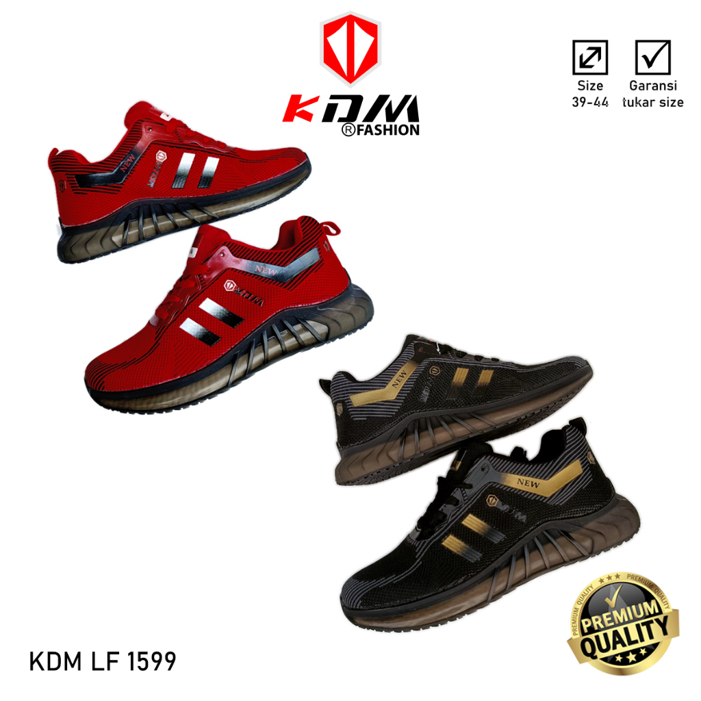 Sepatu Olahraga Lari Sepatu Running Sepatu Pria & Wanita Premium Import KDM LF 1599