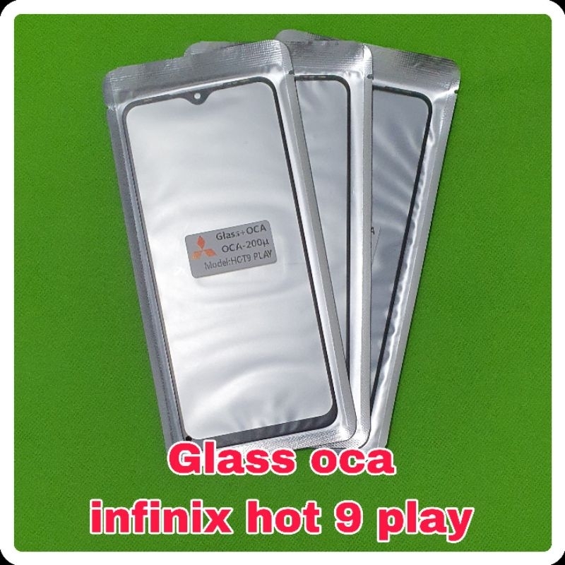 kaca glass oca infinix hot 9 play / 11 play / 10 play / 10s