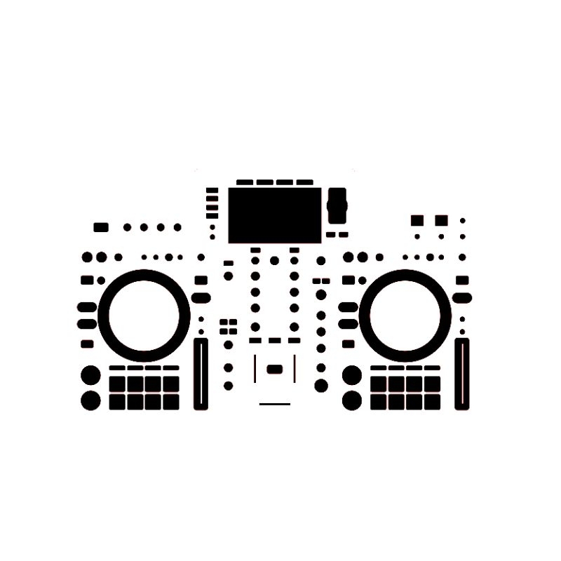 sticker transfarant pelindung dj musik xdj RR, RX1, RX2, RX3 , XZ