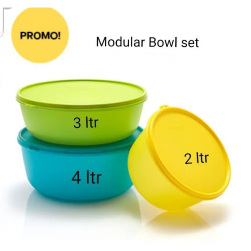 Modular Bowl Set Tupperware