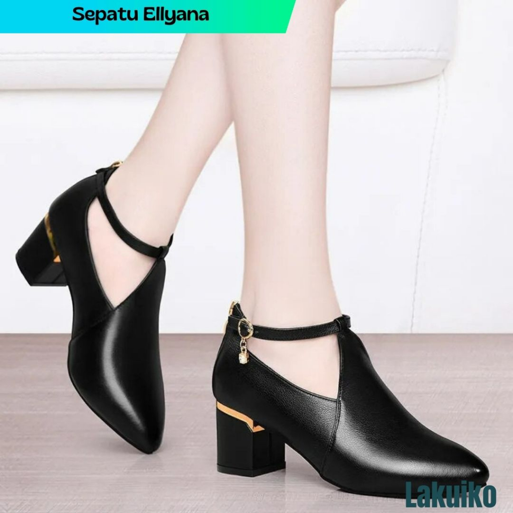 Sepatu Ellyana AIW Livana Shoes / sepatu wanita semi boot