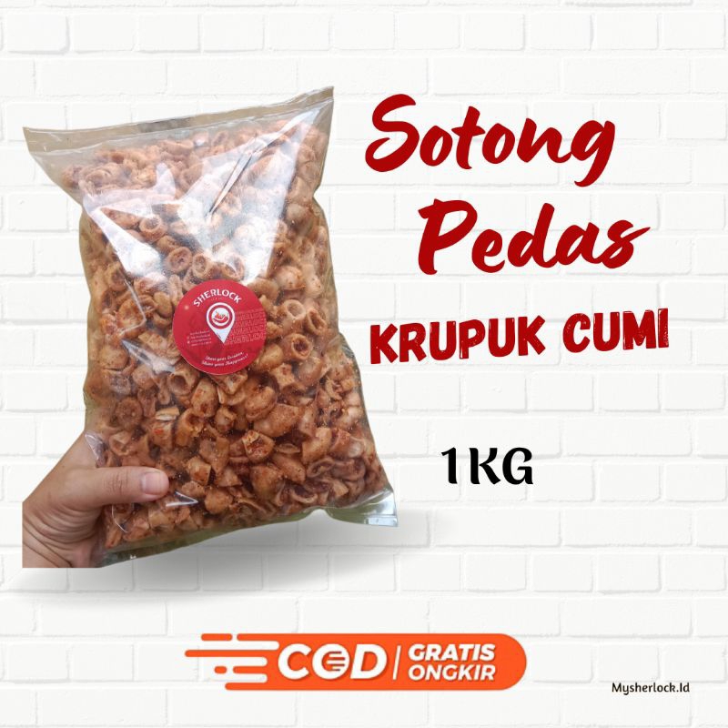 

Sotong Goreng 1KG Pedas Kiloan Krupuk Cumi