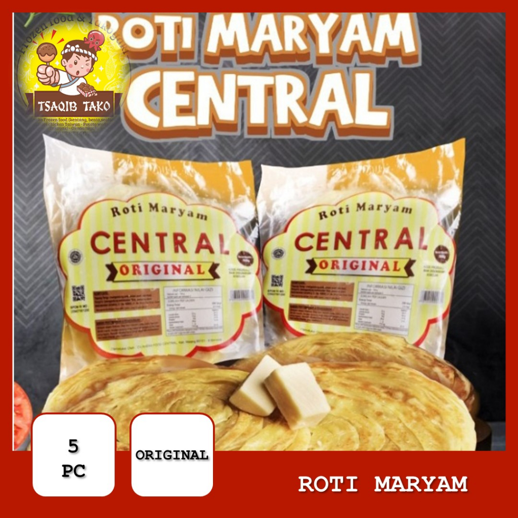 

PROMO CENTRAL Roti Maryam Central Original ( isi 5 )