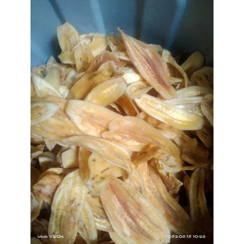 

keripik pisang kepok rasa manis dan gurih kemasan 250gram