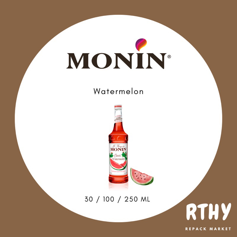 

Monin Watermelon Syrup Repack [30, 100, 250] ml - RTHY