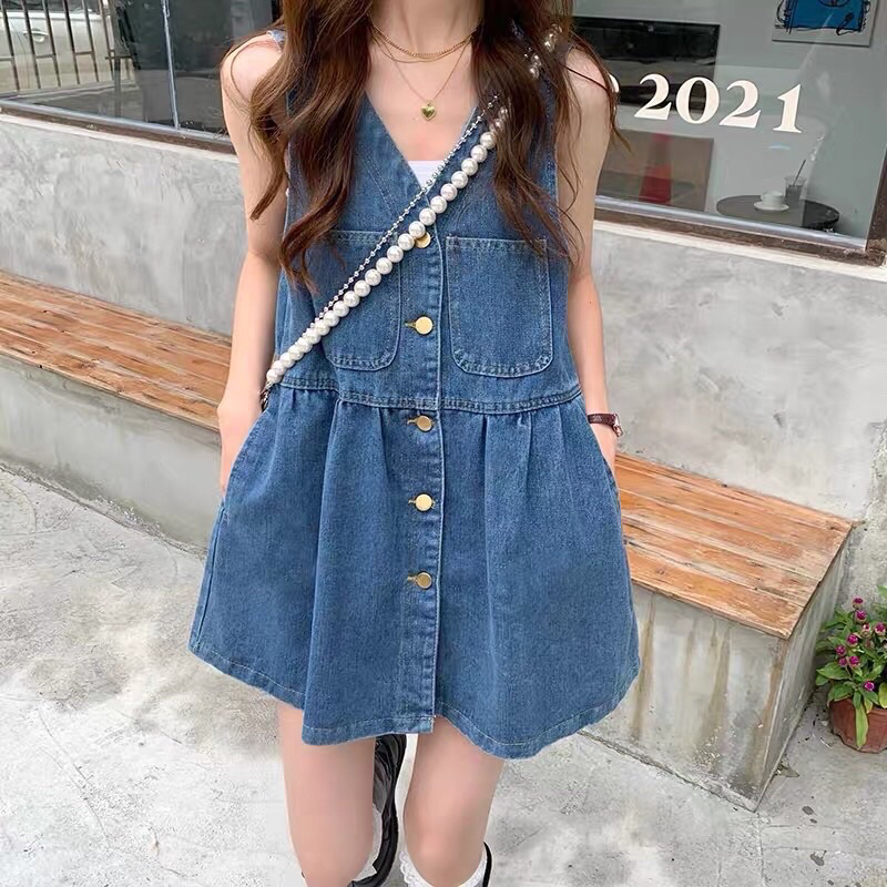 Yumika Denim Outer Dress
