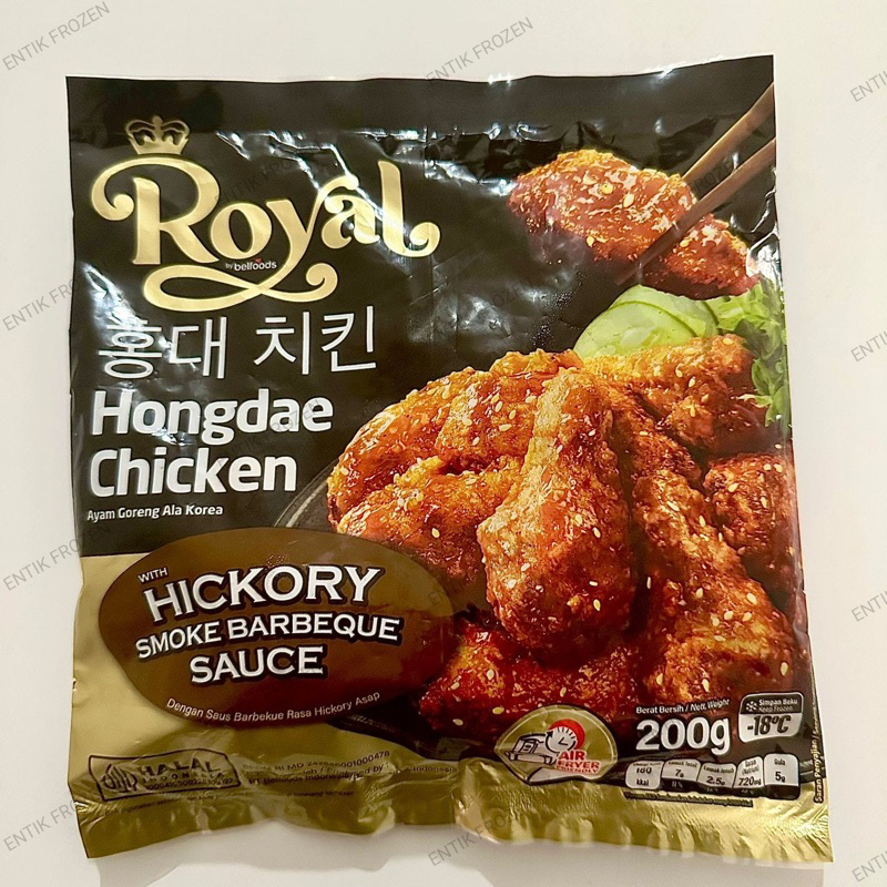 

Belfoods Royal Hongdae Chicken | Ayam Goreng Ala Korea Hickory Smoke Barbeque Sauce