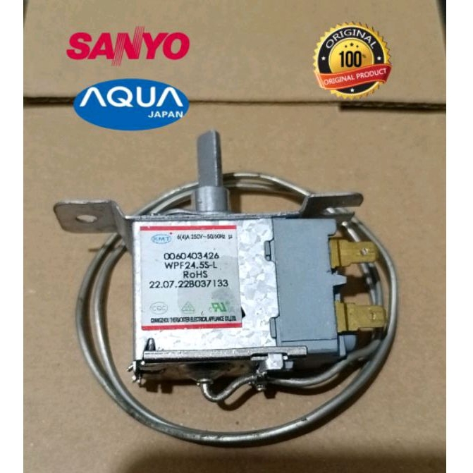 Thermostat - Sensor suhu/ Otomatis Kulkas SANYO/AQUA 1 Pintu/ 2 Pintu | Original