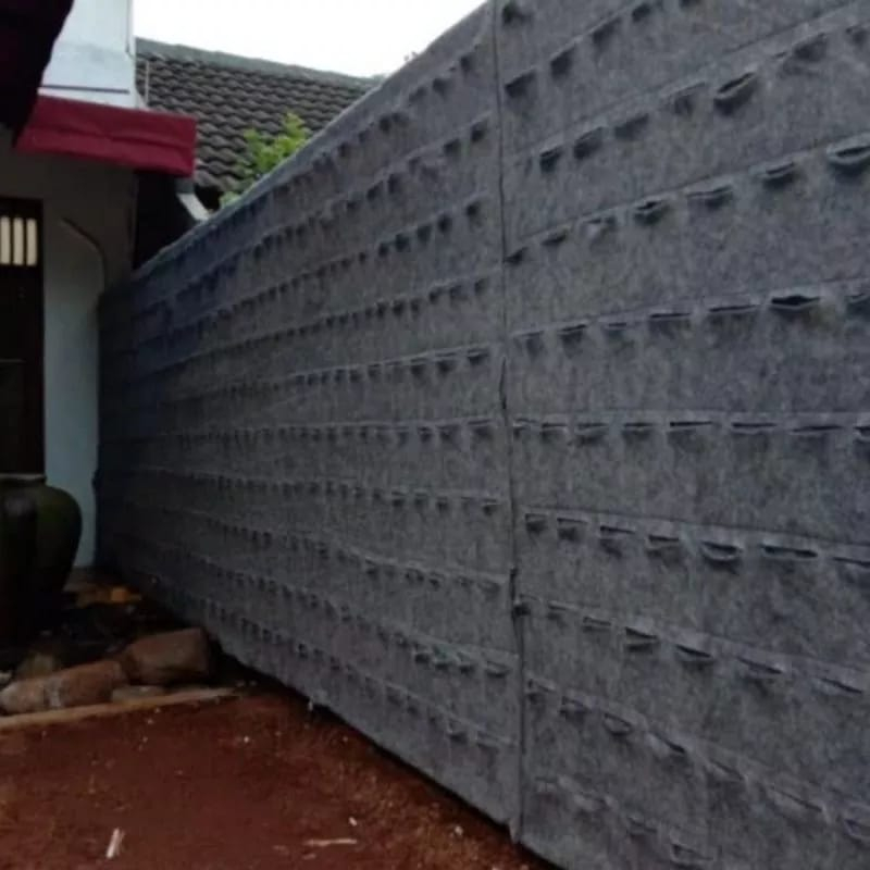 vertikal garden hidroponik ukuran 1mx3m 75 kantong