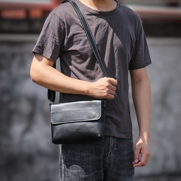 Tas Kulit Asli Pria Selempang - Tas Selempang Pria Kulit Sapi Asli