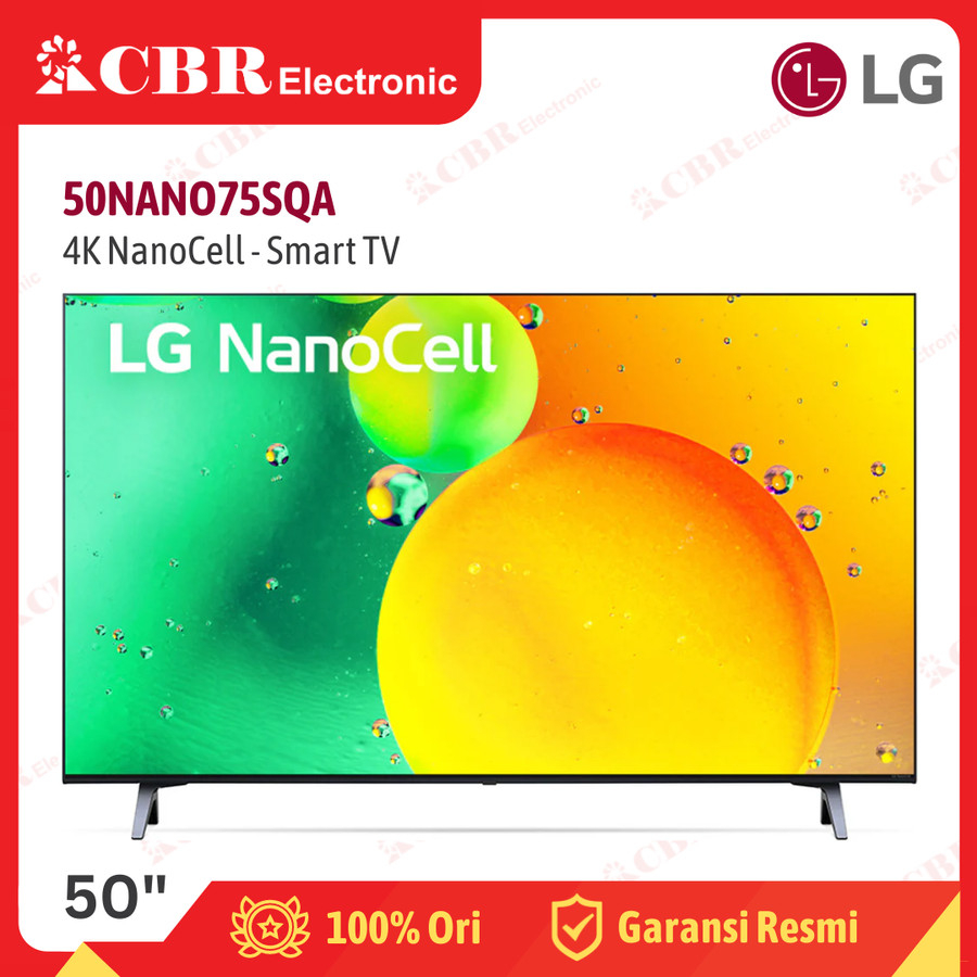 TV LG 50 Inch LED 50NANO75SQA (4K NanoCell - Smart TV)
