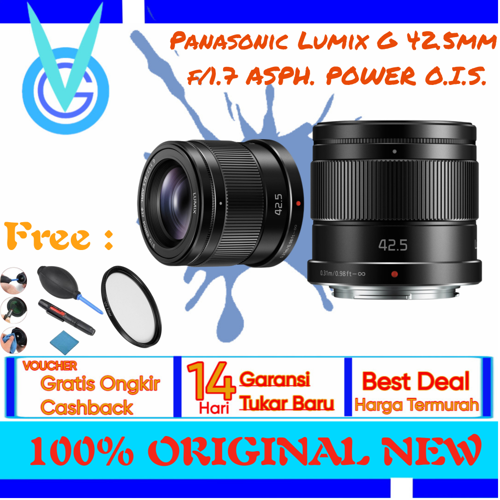 Lensa Panasonic Lumix G 42.5mm f/1.7 ASPH. POWER O.I.S.