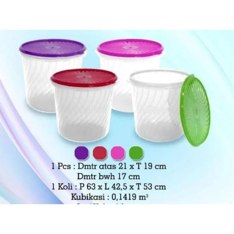 TOPLES KERUPUK 5 LITER/ TOPLES NAVARA 5 LITER /TOPLES SEALWARE NAVARA BENING 5 LITER