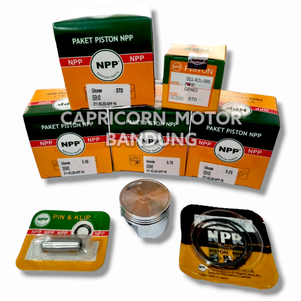 Piston Kit GENIO ALL NEW BEAT 2020 NPP oversize STD 25 50 75 100
