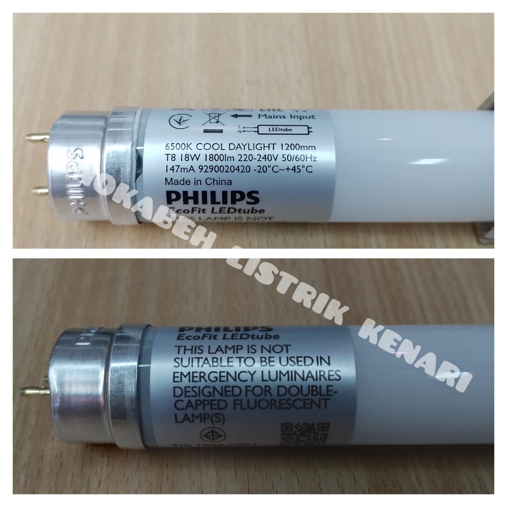 Lampu TL T8 LED Philips 18w TL Ecofit 18w 120cm Cooldaylight 6500k