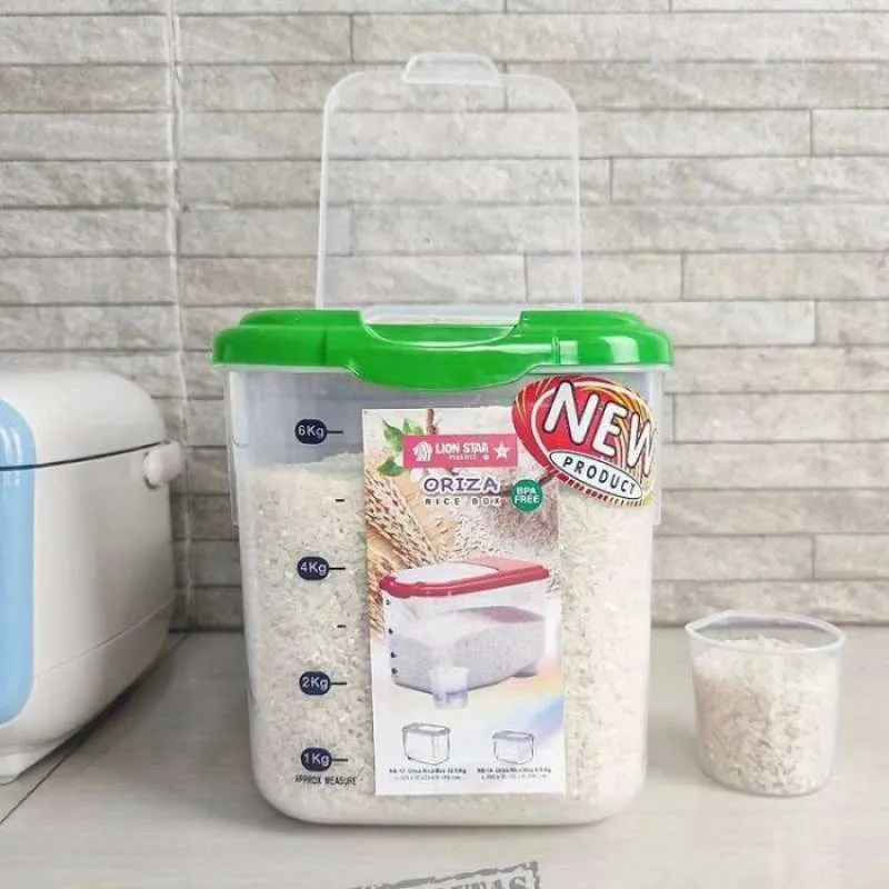 Tempat Beras 6.5 Kg Oriza Lion Star