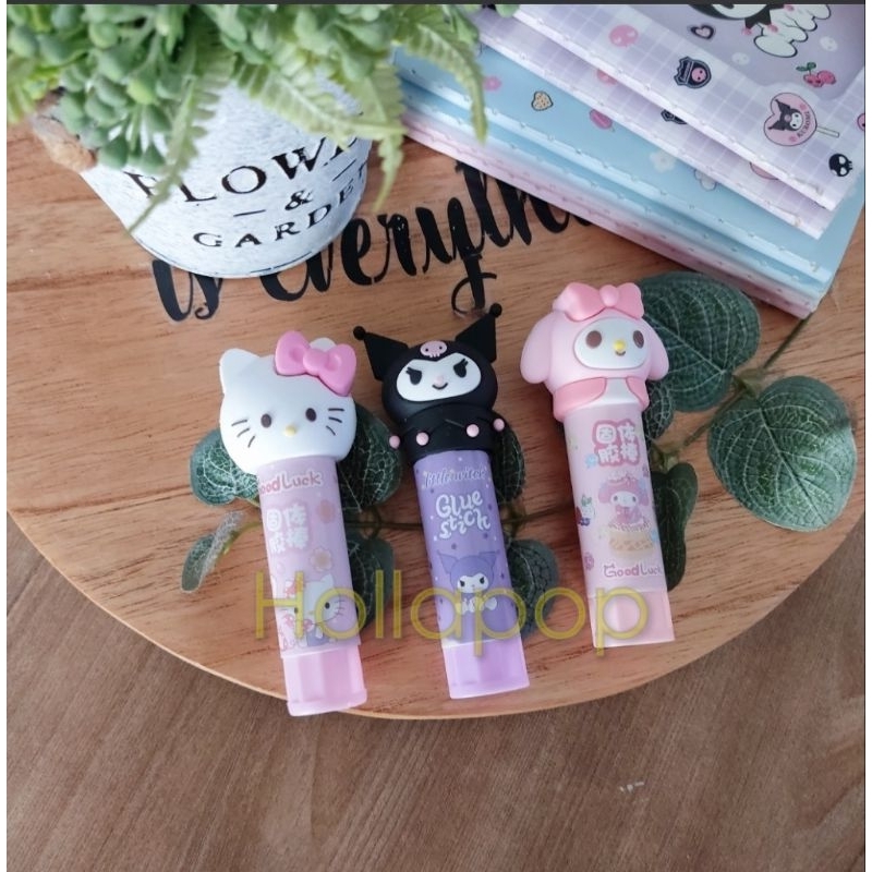 

HOP Lem stick Kuromi Hello Kitty My Melody head 8 gr