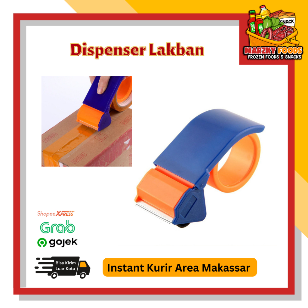 

Dispenser Lakban Plastik / Tape Cutter / Pemotong Isolasi