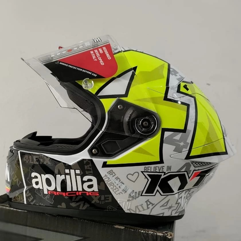 HELM KYT TT COURSE REPAINT ESPARGARO 2021 HELM KYT FULL FACE